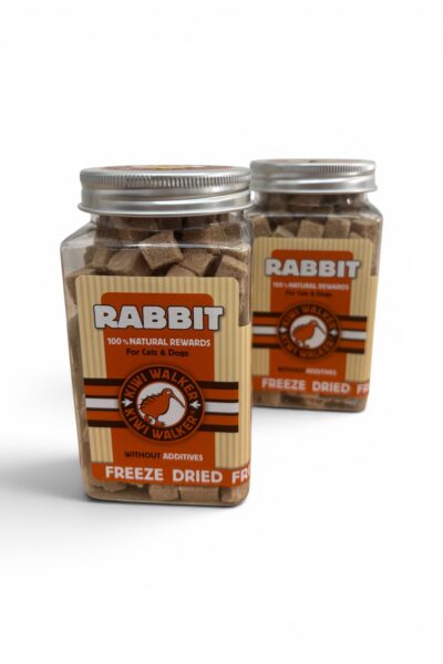 Kiwi Walker Snacks Rabbit – naturalne liofilizowane przysmaki z królika dla psa i kota