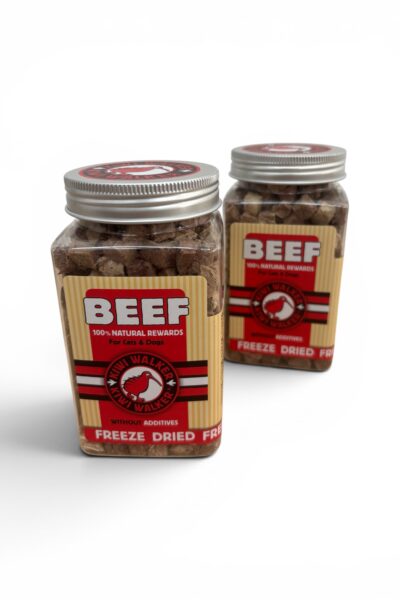 Kiwi Walker Snacks Beef – naturalne liofilizowane przysmaki z królika dla psa i kota