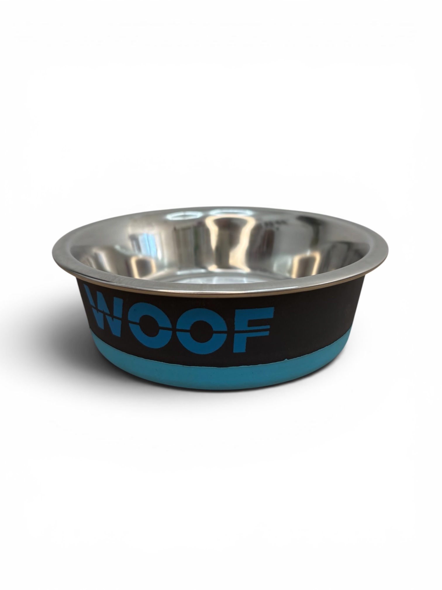 Flamingo Woof Stainless Steel Bowl S – trwała i stabilna miska dla psa