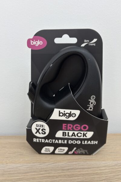 Biglo Ergo Black – Smycz automatyczna