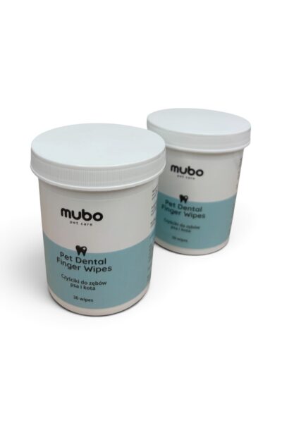 Mubo Pet Dental Finger Wipes – czyściki do zębów dla psów i kotów