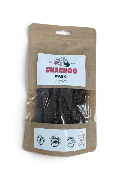 Paski mięsne z owcy SNACKOO - 150g