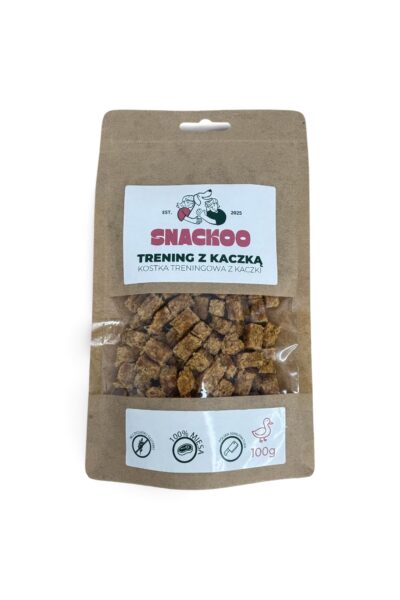 Treningowa kostka z kaczki SNACKOO - 100g