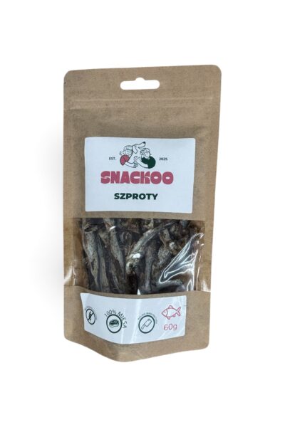 Szproty suszone SNACKOO - 60g