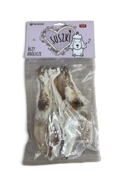 Suszki uszy z królika PAKA ZWIERZAKA