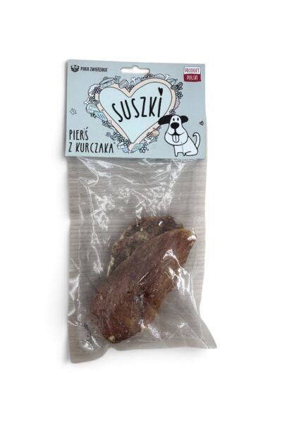 Pierś z kurczaka suszona PAKA ZWIERZAKA - 100g