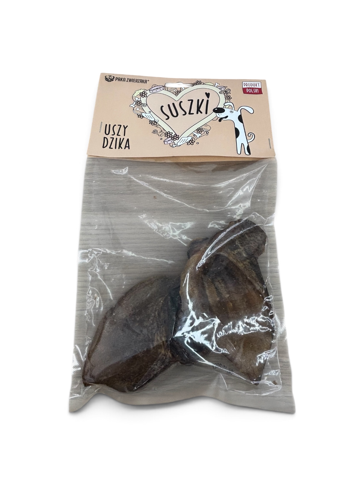 Uszy z dzika PAKA ZWIERZAKA - 2 sztuki