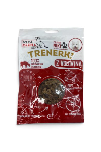 Trenerki z wołowiną SYTA MICHA - 80g