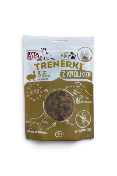 Trenerki z królikiem SYTA MICHA - 80g