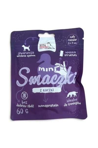 Mini smakołyki z kaczką SYTA MICHA - 60g