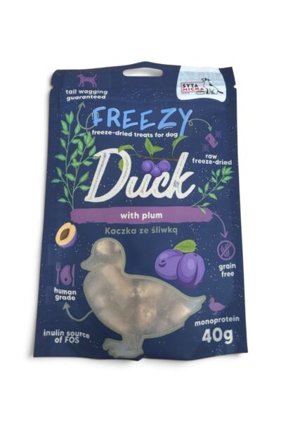 FREEZY Kaczka ze śliwką SYTA MICHA - 40 g